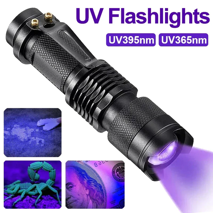LED UV ZAKLAMP - ULTRAVIOLET INSPECTIELAMP VOOR HUISDIER URINEVLEKKEN EN STAIN DETECTIE-SK68 Kleine Zaklamp-State of Style