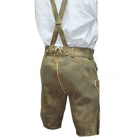 Lederhosen Adrian – Vintage Bavarian Short Leather Trousers-XS-State of Style