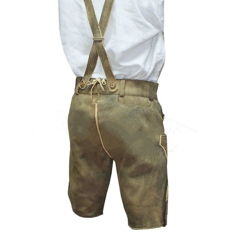Lederhosen Adrian – Vintage Bavarian Short Leather Trousers-XS-State of Style