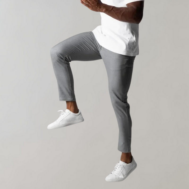Levi - Casual Chino Trousers for Men-Black-28-State of Style