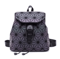 Reflective Colour-Changing Geometric Backpack for Women