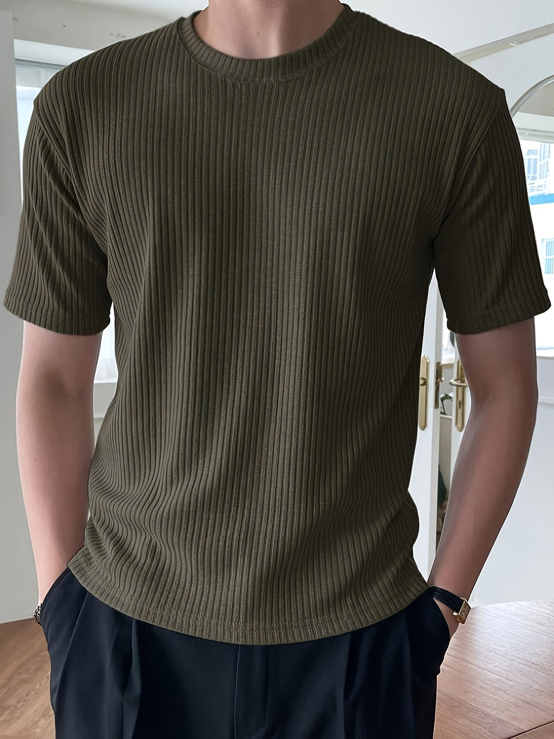 Light Green Men's T-shirt - Milan-S-State of Style