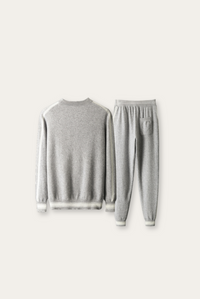 Light Grey Cashmere Merino Wool Set – Romano-S-State of Style