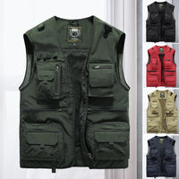 Light men's outdoor vest – Viktor-Khaki-S-State of Style