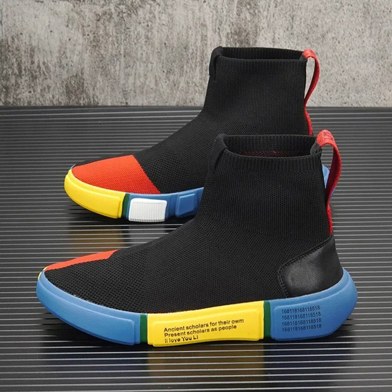 Light men's sneakers in sock style – Maverick-6-State of Style