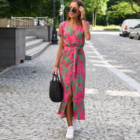 Light Summer Dress - Avery-Pink-S-State of Style