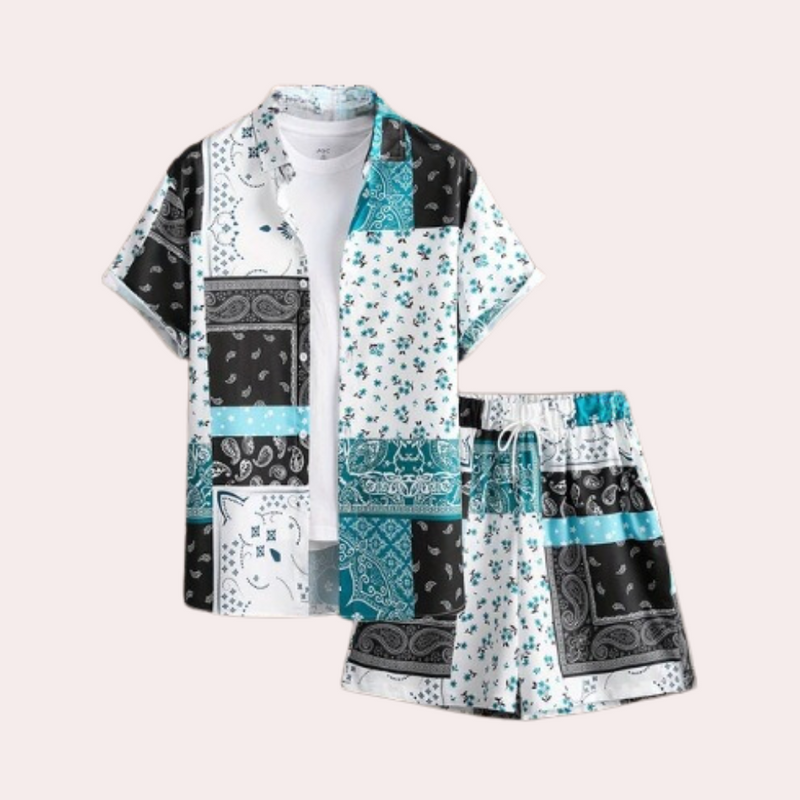 Light Summer Set for Men - Elias-Green-S-State of Style