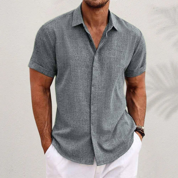 Light Summer Shirt for Men – Lark-Light blue-XS-State of Style