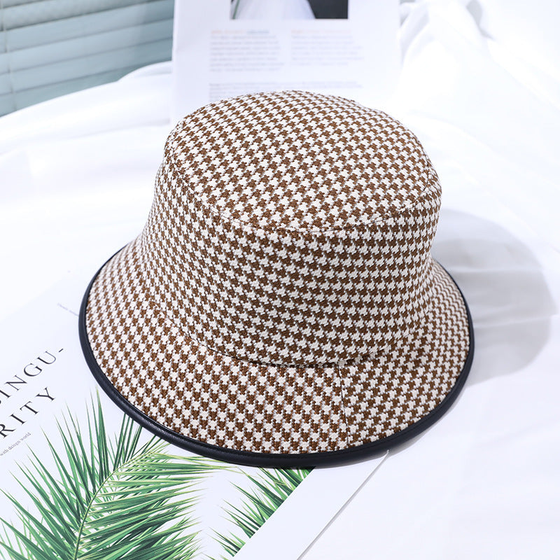 Light women's bucket hat made of fabric for summer – Lindsay-Coffee-One size fits all-State of Style
