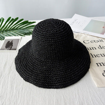 Lightly falling retro flat summer hat – Emma-G-State of Style