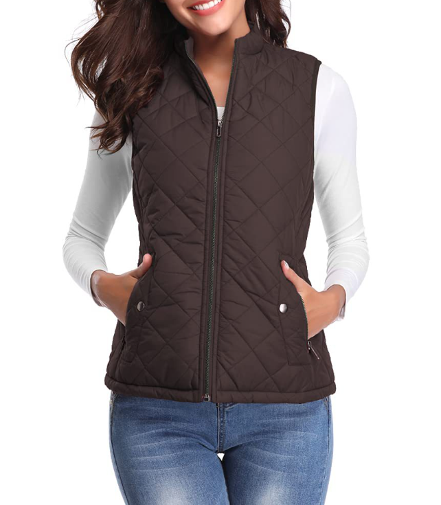 Lightly Padded Stylish Women’s Gilet - Lara-Brown-S-State of Style
