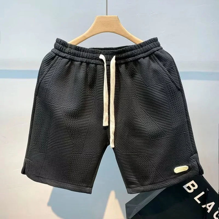 Lightweight & breathable men's summer shorts with practical pockets – Henry-Black-S-State of Style