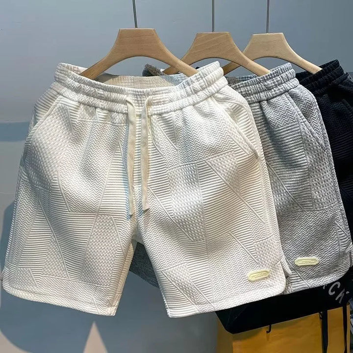 Lightweight & breathable men's summer shorts with practical pockets – Henry-Black-S-State of Style