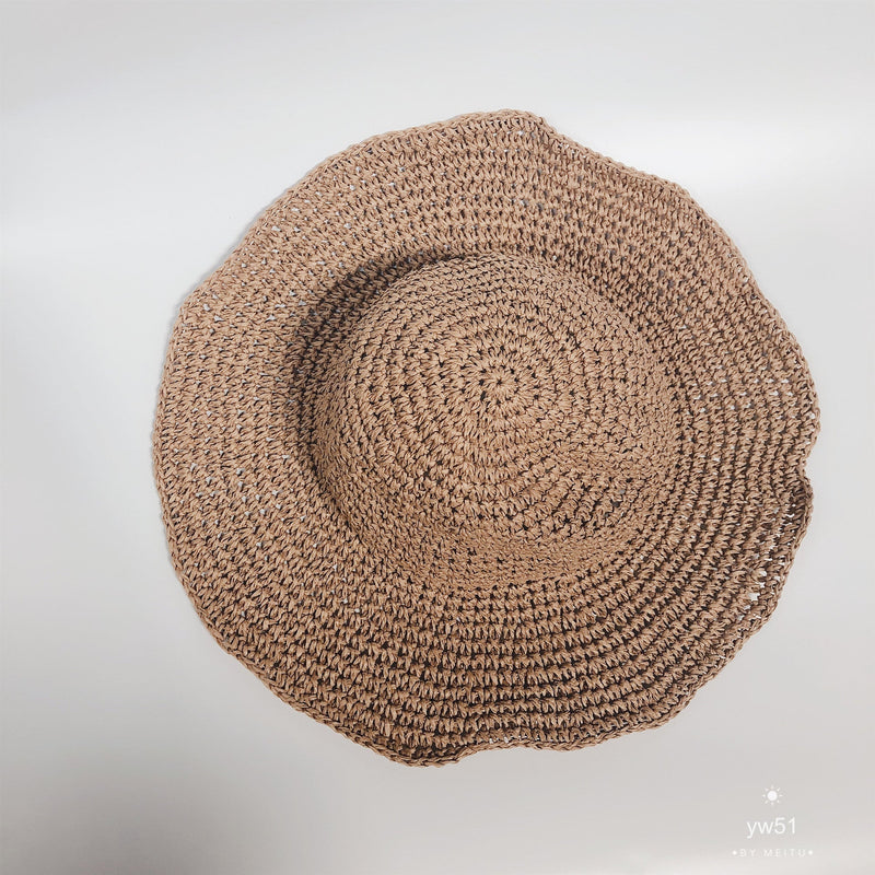 Lightweight, holiday-friendly summer beach hat for women – Debbie-Khaki-State of Style