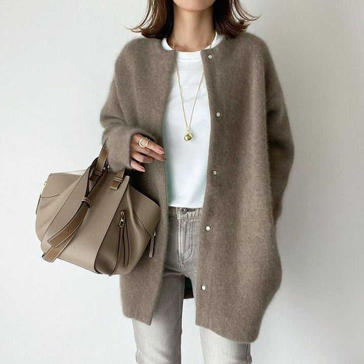 Lightweight Khaki Summer Jacket with Timeless Appeal – Noa-S-State of Style