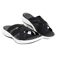 Lightweight Ladies' Slippers with Shock-Absorbing Footbed – Lina-Black-3-State of Style