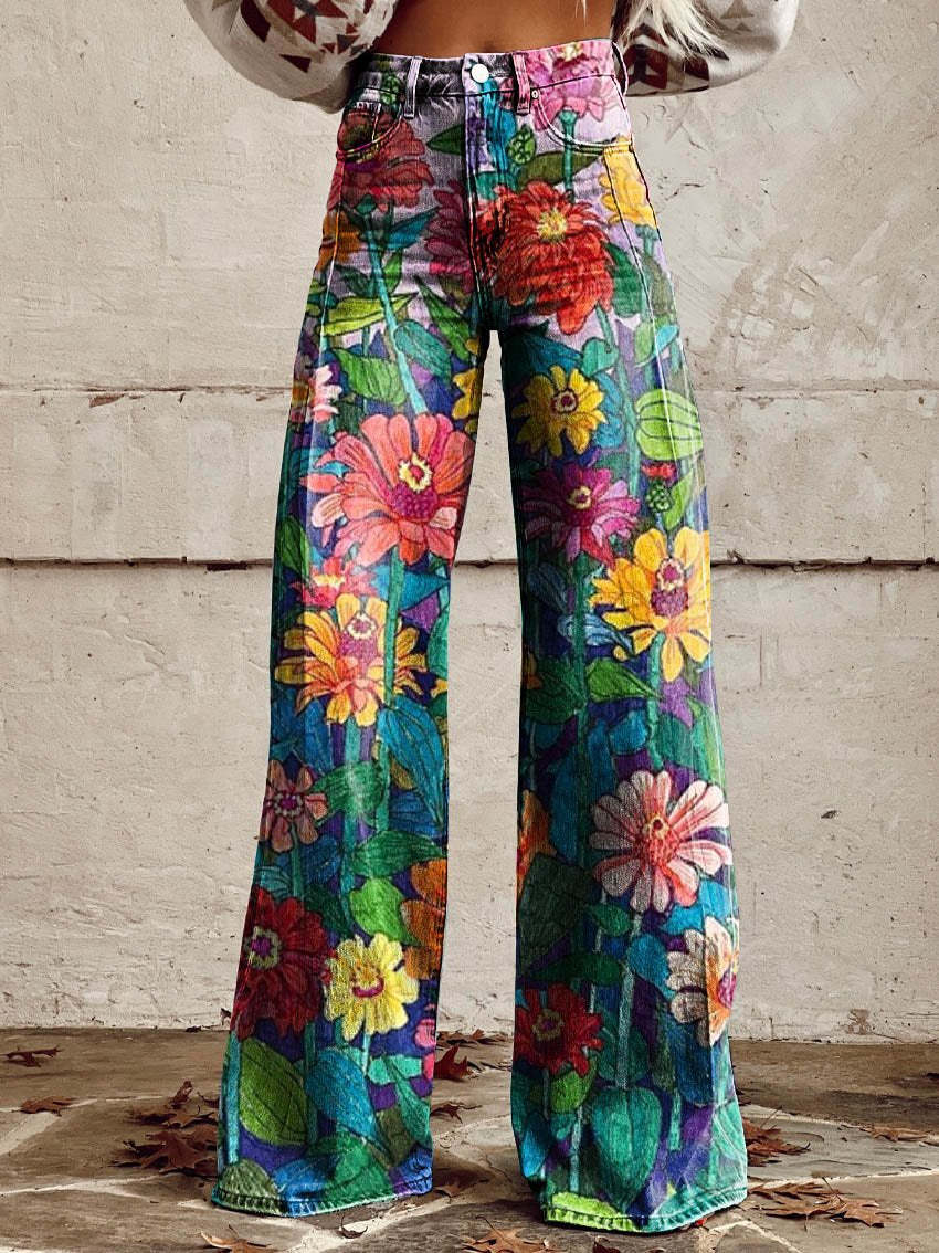 Lightweight Long Ladies Trousers - Lina-Daisy-S-State of Style