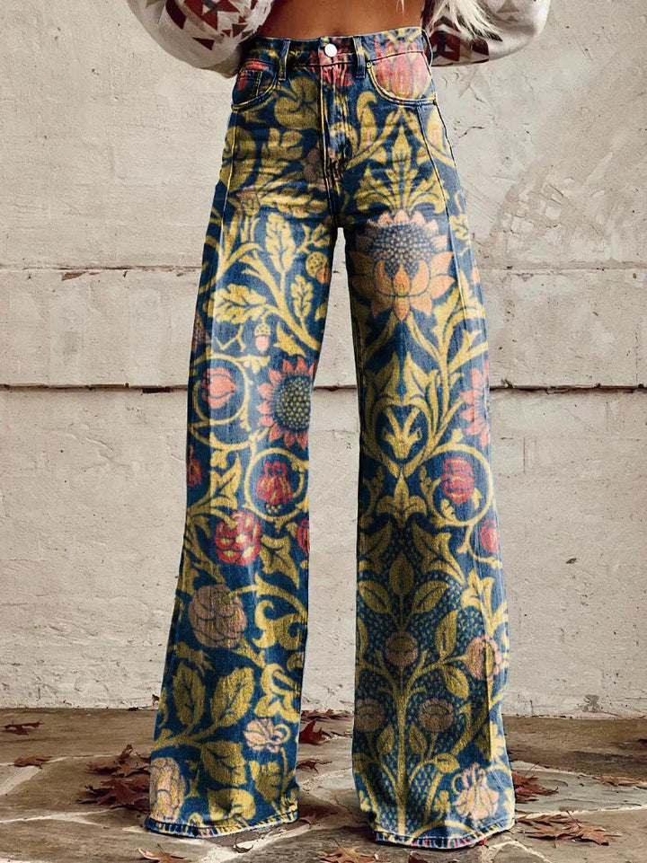 Lightweight Long Ladies Trousers - Lina-Dark blue-S-State of Style