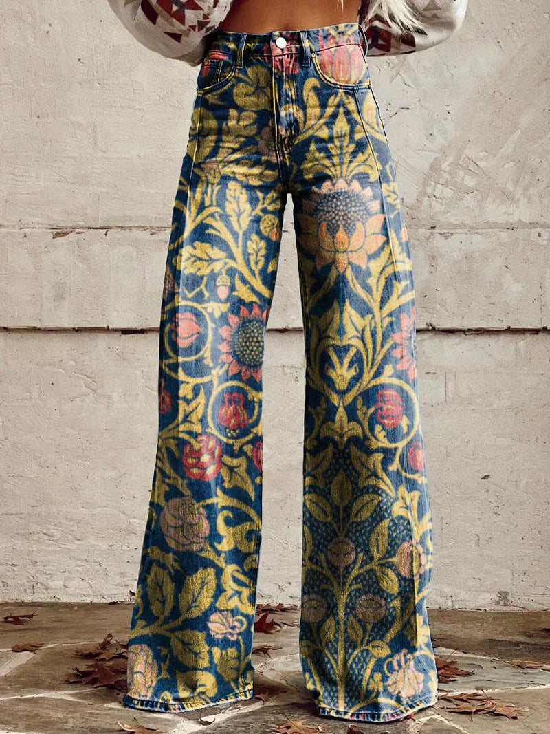 Lightweight Long Ladies Trousers - Lina-Dark blue-S-State of Style