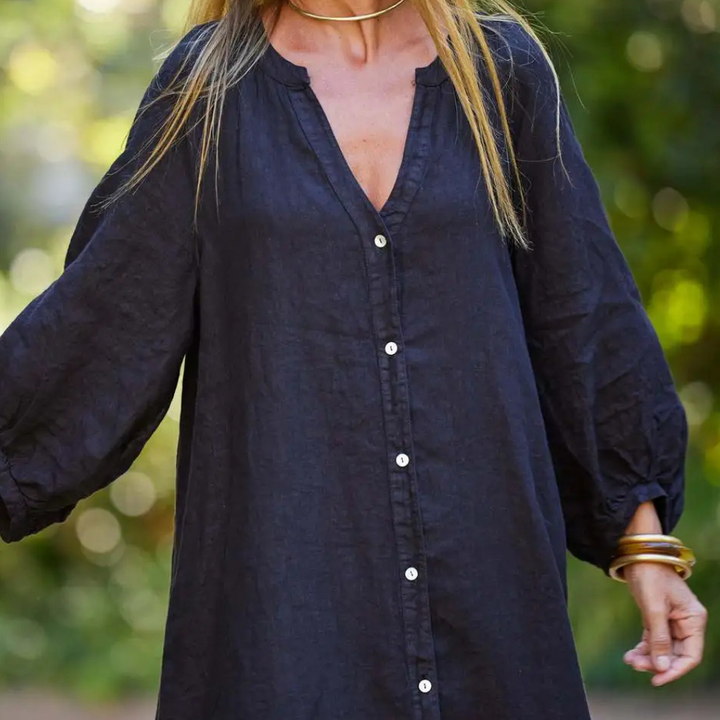 Lightweight Long Summer Dress - Naomi-White-2XS-State of Style