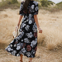 Lightweight Loose-Fitting Summer Dress – Ismay-Black-S-State of Style
