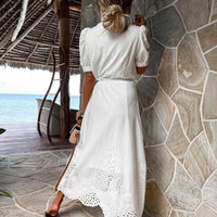 Lightweight Maxi Dress - Marielle-White-S-State of Style