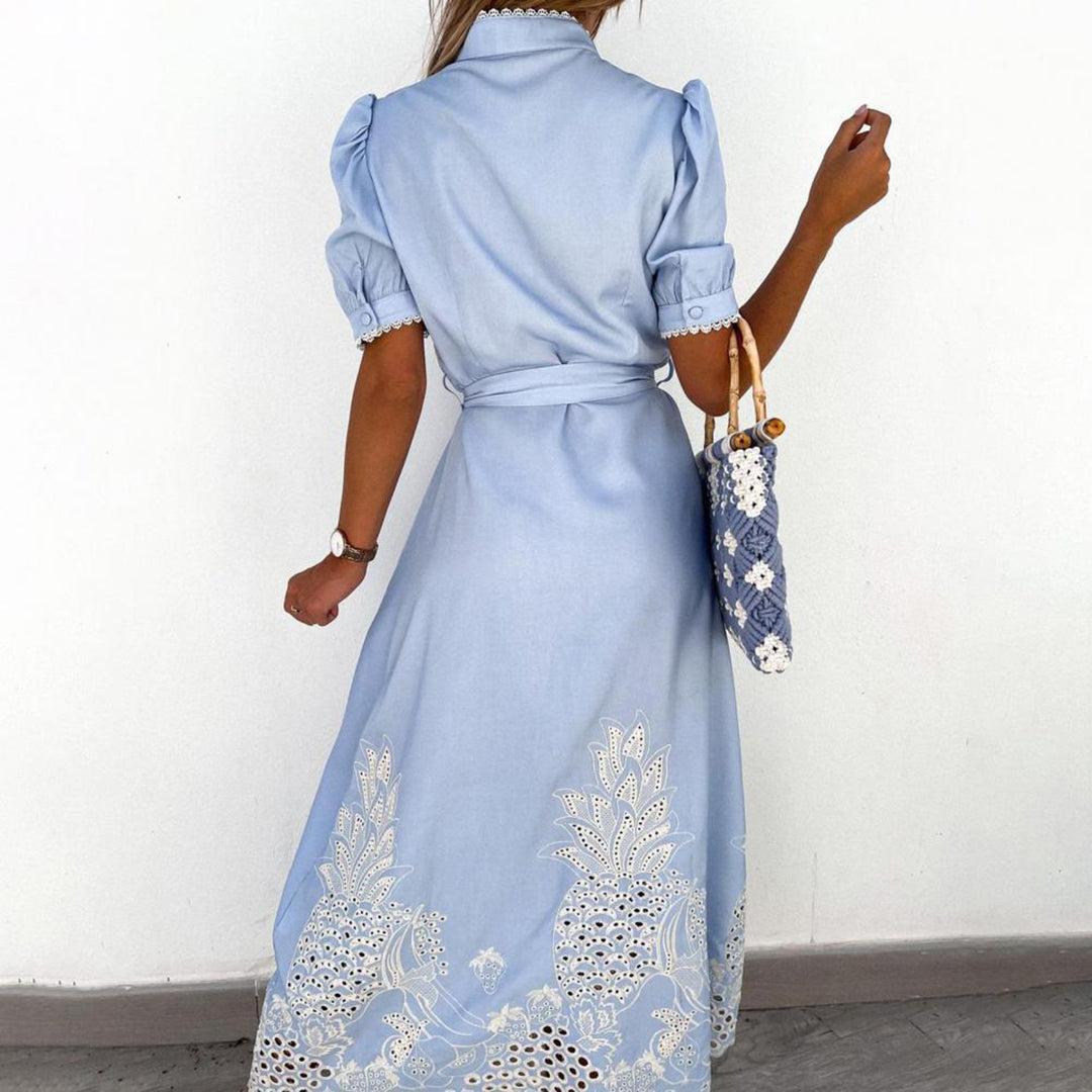 Lightweight Maxi Dress - Marielle-White-S-State of Style