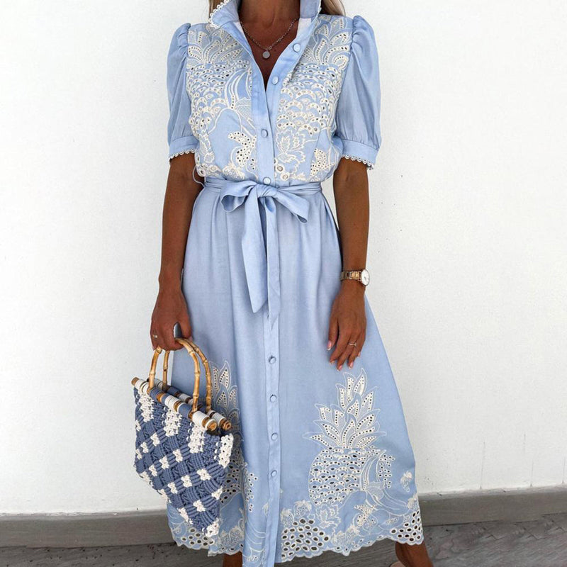 Lightweight Maxi Dress - Marielle-White-S-State of Style