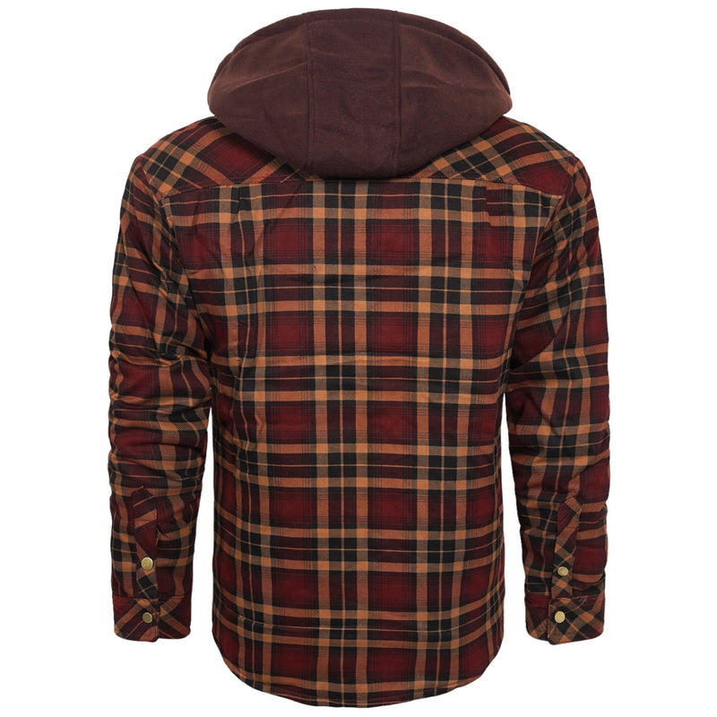 Lightweight Men's Autumn Jacket - Vertex-Dark Orange-S-State of Style
