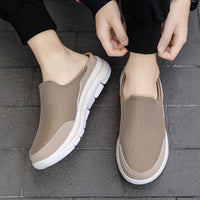 Lightweight Men's Slip-On Slippers with Comfortable Footbed - Lucas-Black-3.0-State of Style