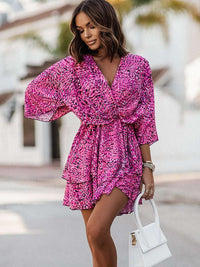 Lightweight Mini Dress - Elara-Purple-S-State of Style