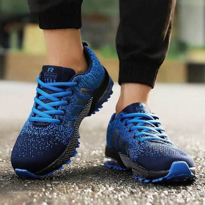 Lightweight Orthopaedic Sneakers - AeroFlex-Blue-3.5-State of Style