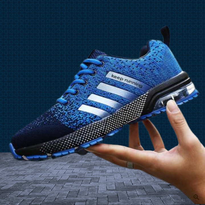 Lightweight Orthopedic Sneakers - AeroFlex-Blue-5-State of Style