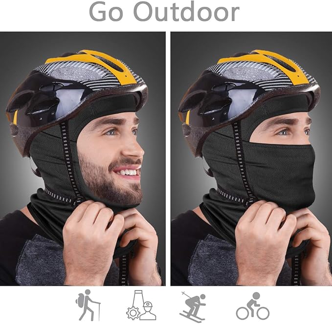 Lightweight Ski Mask with UV Protection - AlpineShield-Black-State of Style