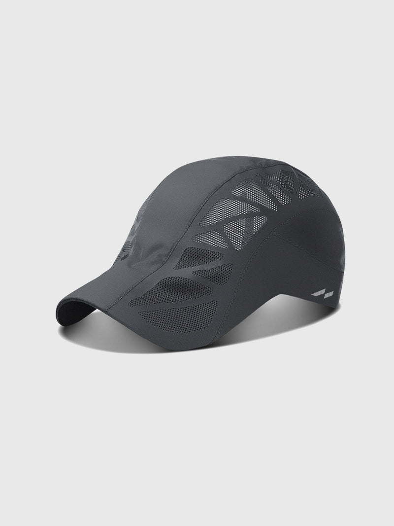 Lightweight Sports Cap with Ventilation – AeroPeak-Gray-State of Style