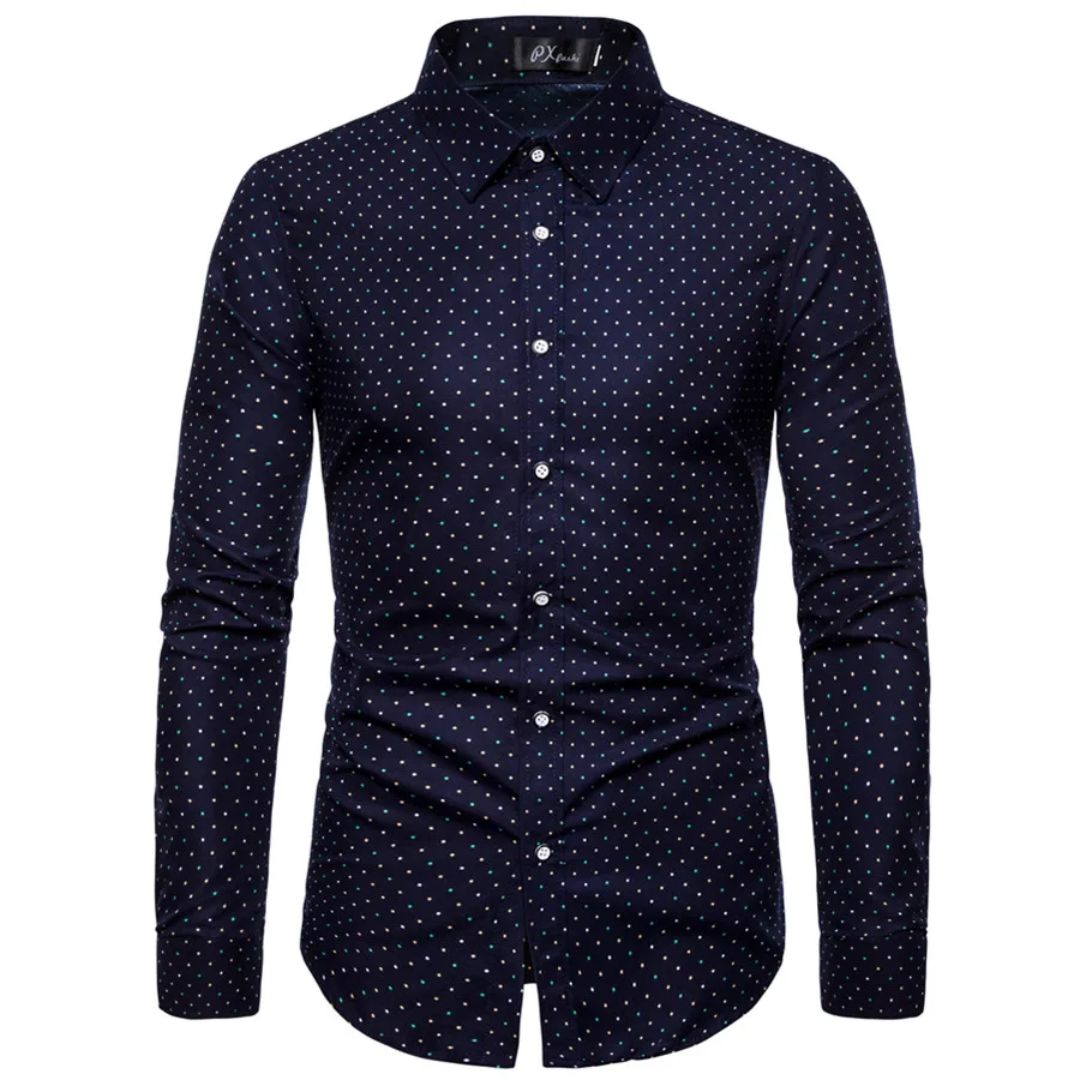 Lightweight Summer Shirt Roberto – Casual Long-Sleeve Design-M-State of Style