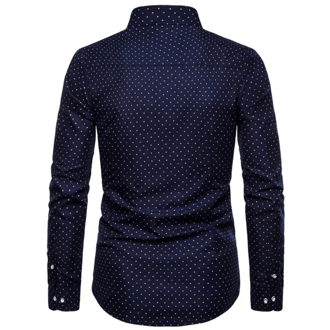 Lightweight Summer Shirt Roberto – Casual Long-Sleeve Design-M-State of Style