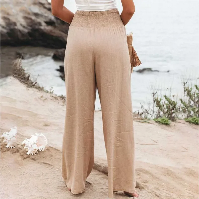 Lightweight Summer Trousers - Solana-Black-S-State of Style