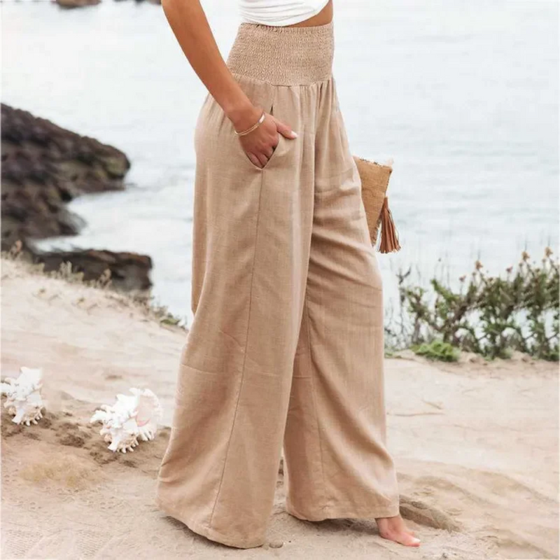 Lightweight Summer Trousers - Solana-Black-S-State of Style