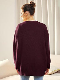 Lightweight V-neck Vest with Button Closure - Lana-Red-State of Style