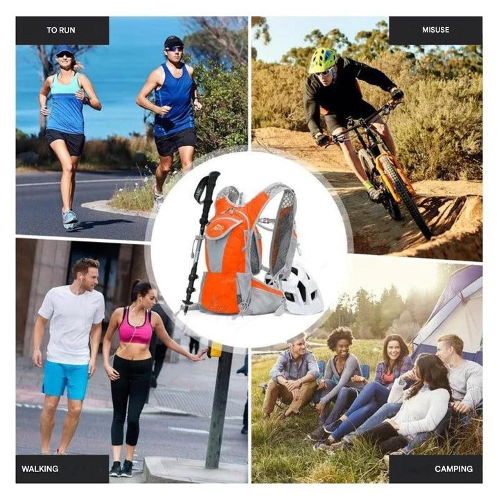 Lightweight, Waterproof & Built-in Hydration Bladder – AquaPack-Blue-State of Style
