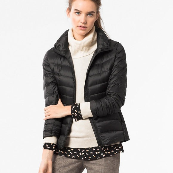 Lightweight Waterproof Down Jacket - Urban Shield-Beige-S-State of Style