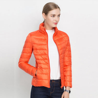 Lightweight Waterproof Down Jacket - Urban Shield-Orange-S-State of Style
