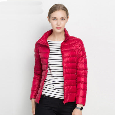 Lightweight Waterproof Down Jacket - Urban Shield-Red-S-State of Style