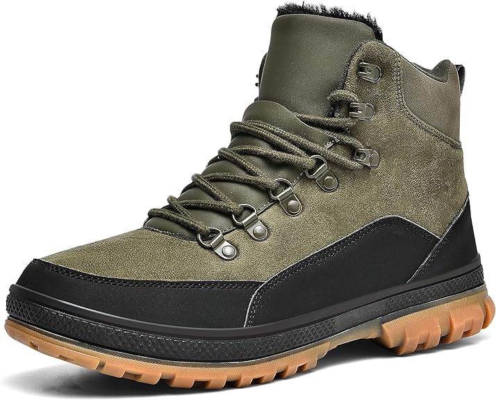 Lightweight Waterproof Men's Hiking Shoes - Mark-Green/Black-7-State of Style