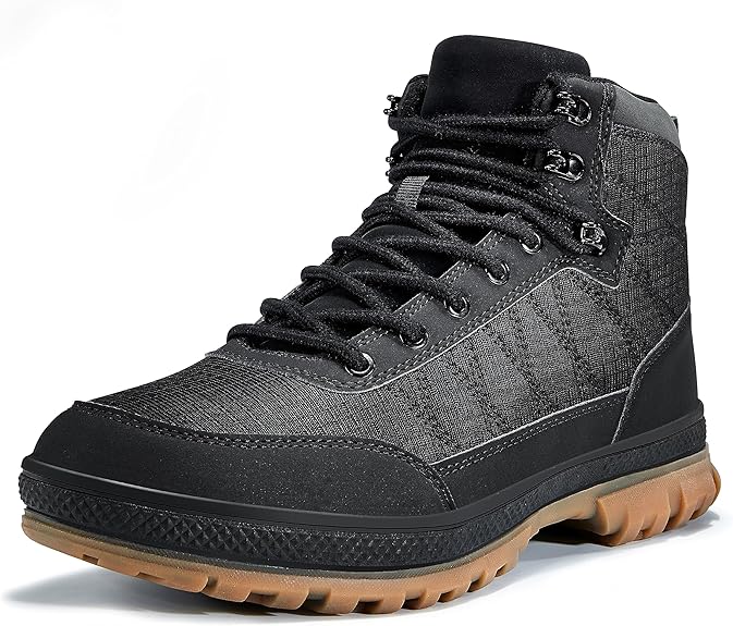 Lightweight Waterproof Men's Hiking Shoes - Mark-Grey/Black-7-State of Style