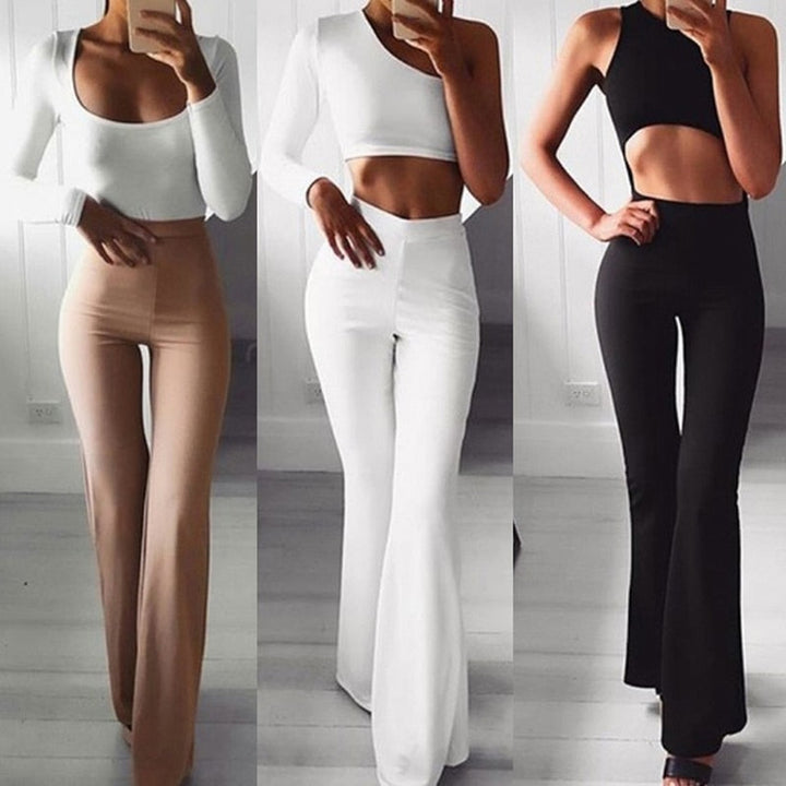 LillysPants | High-Waisted Pants for Women | Trendy Tailored Trousers-Khaki-S-State of Style