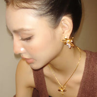 Lily Petal Earrings - Floriana-State of Style