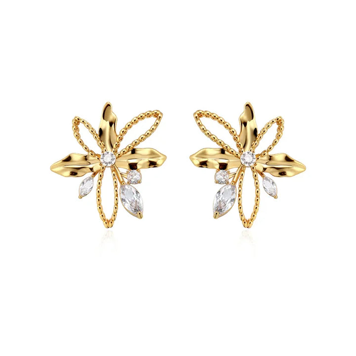 Lily Petal Earrings - Floriana-State of Style