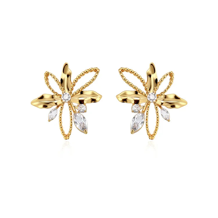 Lily Petal Earrings - Floriana-State of Style
